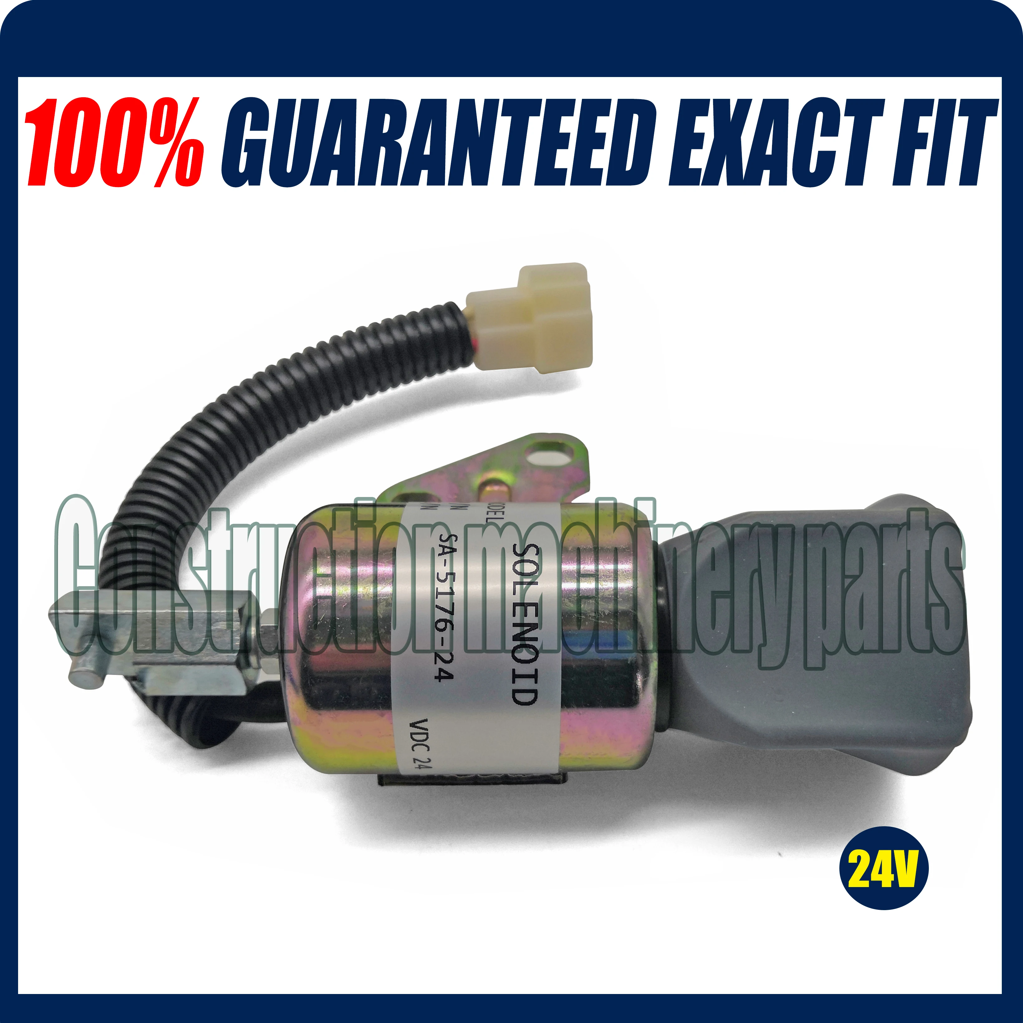 

Стоп-Электромагнит SA-5176-24 1756ES-24SUC5B1S5 24V для Kubota