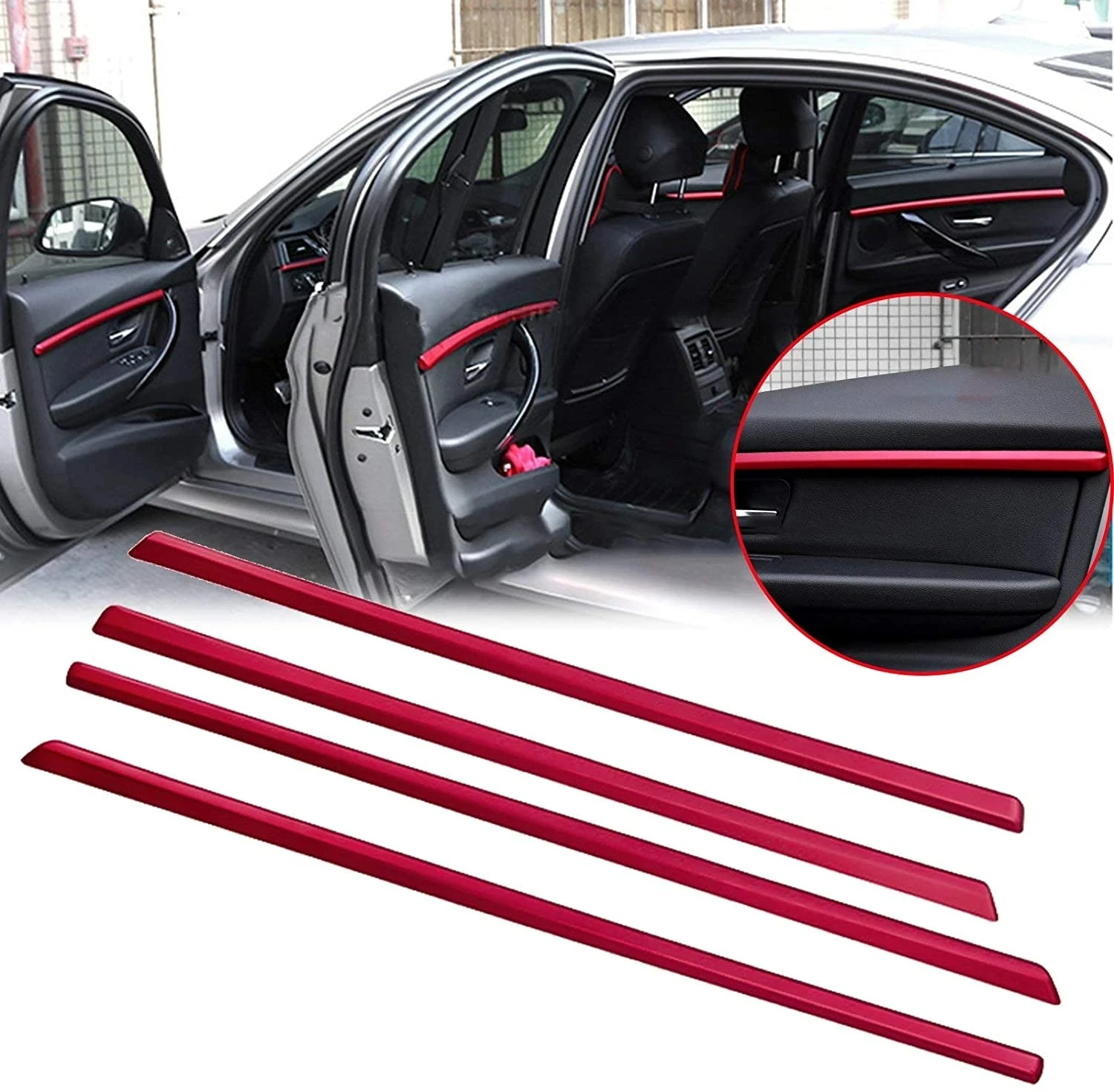 Panel De Puerta Interior Para Coche, Cubierta Antiarañazos Para