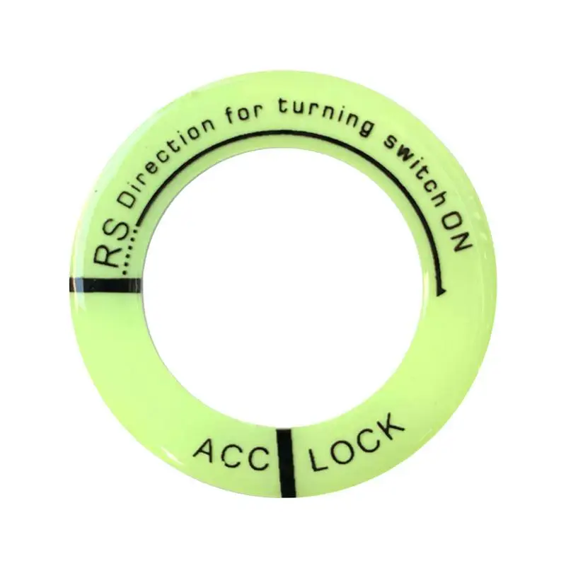 CarLuminousIgnitionKeyRingStickerAutomotive3DIgnitionCover
