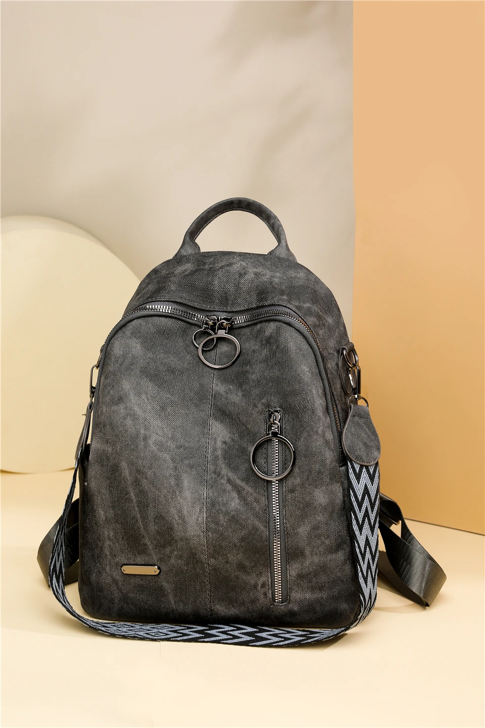 Fashion Daypack High Quality Pu Leather Backpack Women Bagpack Ladies Shoulder Bag Designer Large Capacity School Bag for Girls