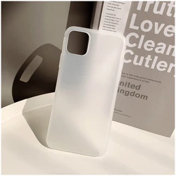 Sleek Black & White Matte Ultra - Thin Phone Case - iPhone 12 Pro (Clear White)