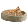 Oval Shaped Scratch Pad For Cats Sisal Scratching Cat Bed Multipurpose Pet Sleeping Mat Wear-Resistant Cat Scratch Bed Nest 5