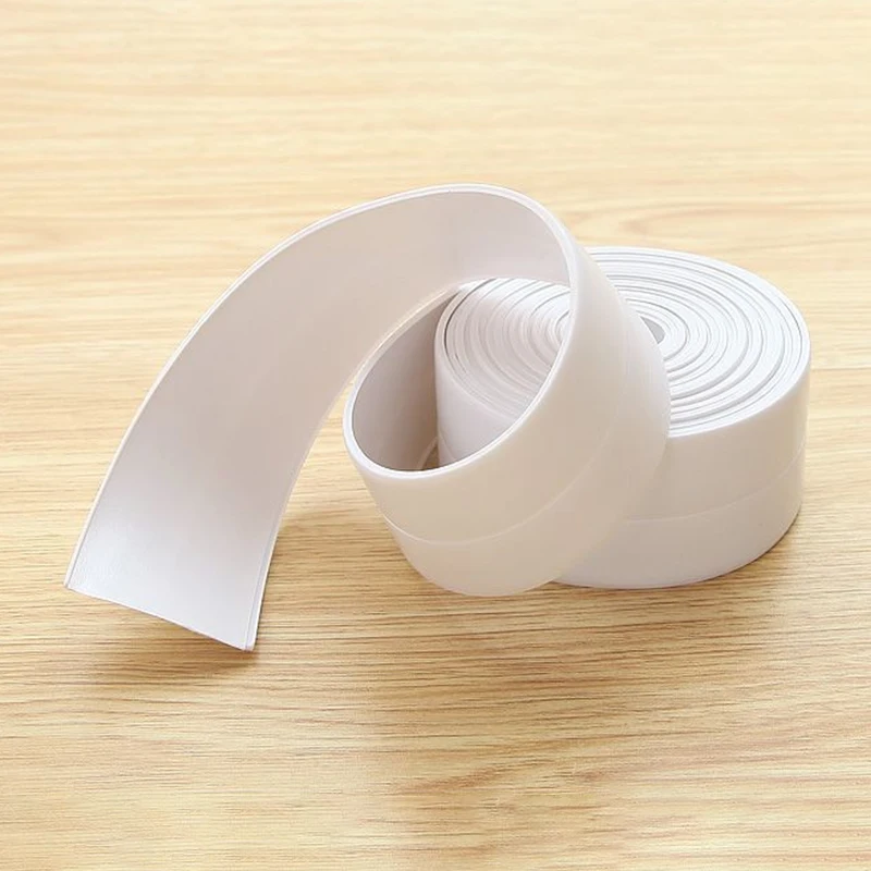 3.2m Kitchen Anti-mould Waterproof Tape Damp Kitchen and Bathroom Sink Seam Seam Toilet Stickers adhesive tapes anti mold waterproof tape