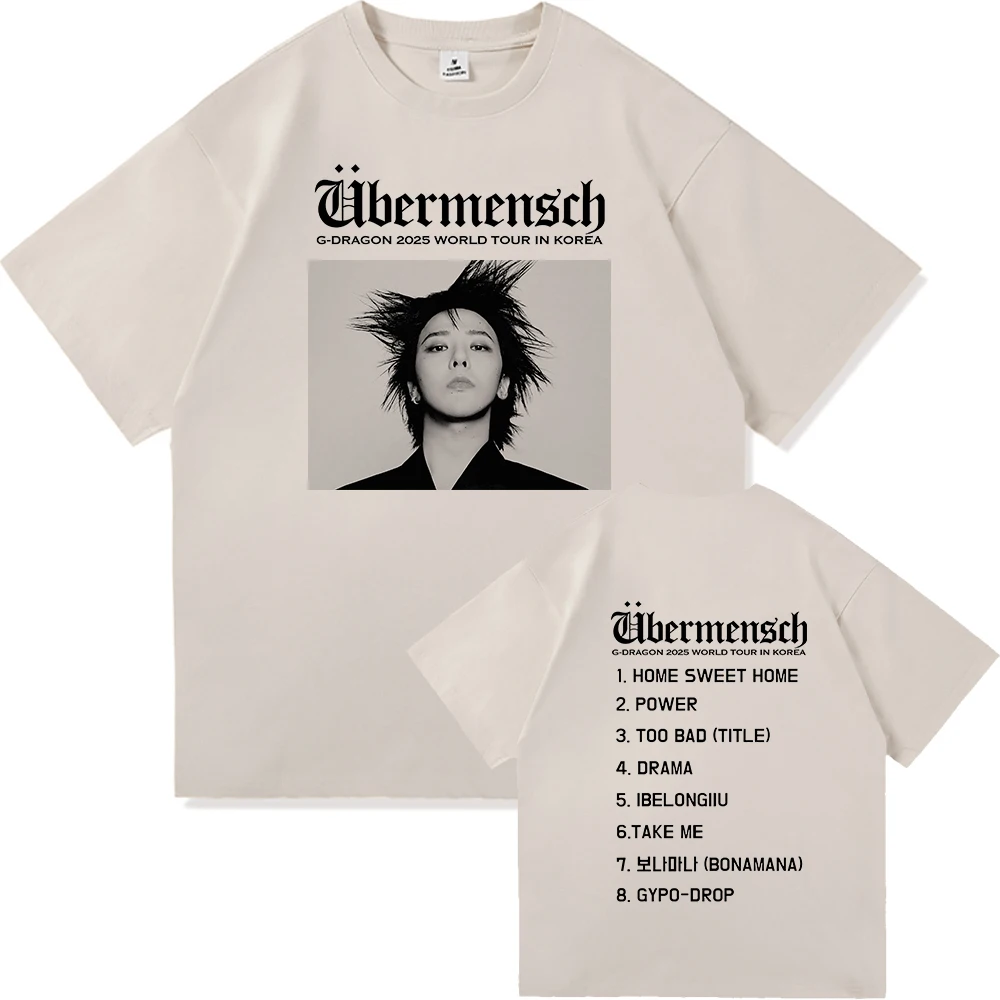Gdragon Shirt G-Dragon 2025 World Tour Ubermensch T-Shirt By