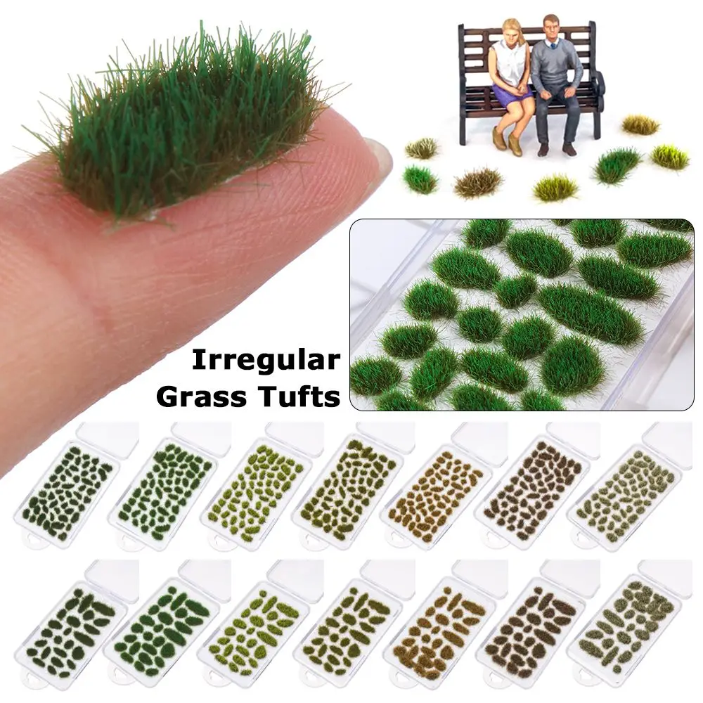 

Irregular Grass Tufts Artificial Flower Cluster Simulation Wargaming Scenery Sand Table Layout Modeling Material DIY Accessories