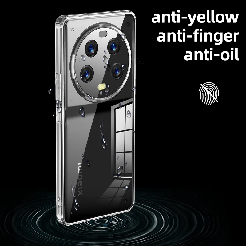 Crystal Clear Hard PC Shockproof Anti-Scratch Transparent Cover