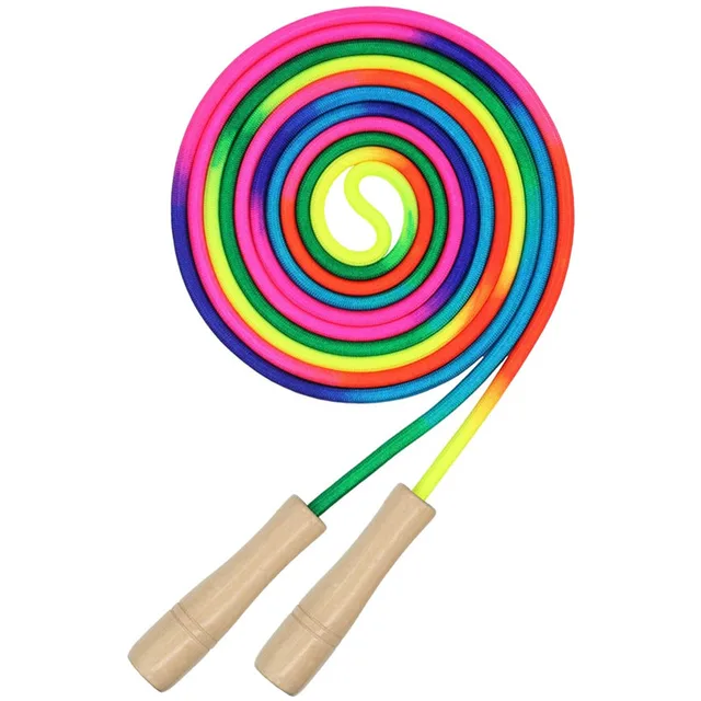 5M Rainbow Long Rope Group Skipping Children Students Speed -Fit Jump With Anti-Slip Handle School Elementary Outdoor Sports 5M Rainbow Long Rope Group Skipping Children Students Speed -Fit Jump With Anti-Slip Handle School Elementary Outdoor Sports