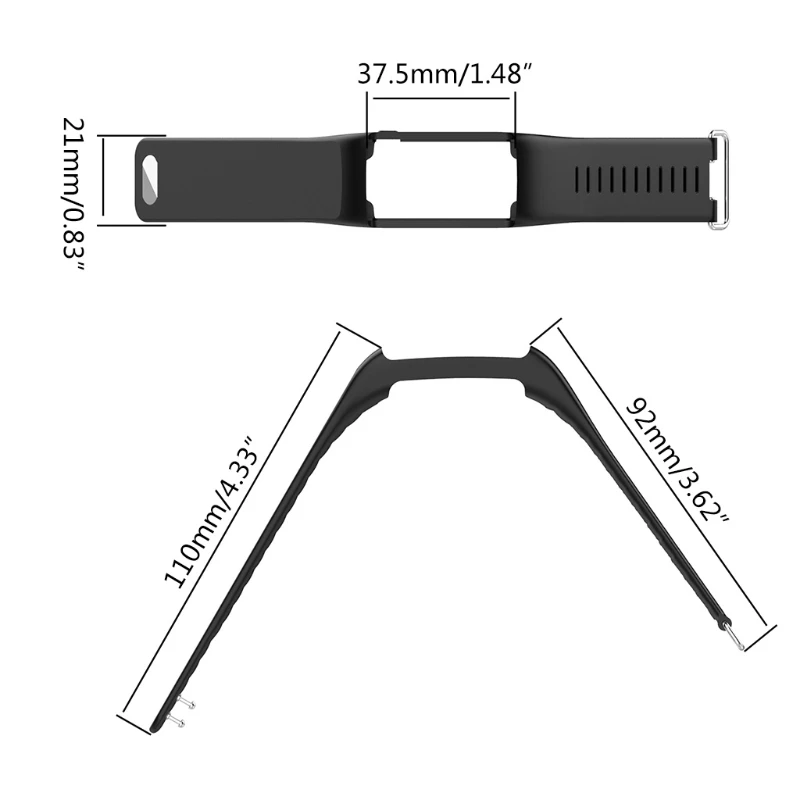 Adjustable Waterproof Silicone Replacement Wristband