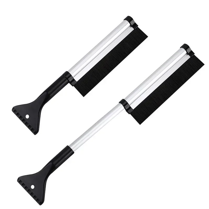 Automotive Shovel Telescopic Snow Shovel Multifunctional Snow and Ice Winter Tool Car Brush Aluminum Alloy