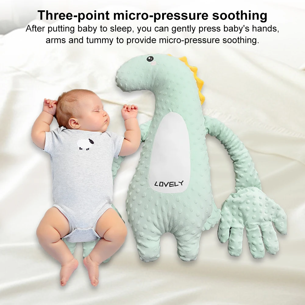 Baby Sleeping Patting Doll Pillow Soothing Electric Palm Baby Pillows Newborn Protector Sleep Nursing Pillow Animals Calming Toy 3