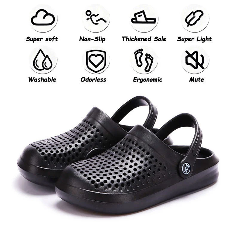 2026 New Breathable Flat Sandals Women Hollow Out Eva Non Slip Beach Slippers Woman Summer Lightweight Soft Sole Clogs_vogvips.com