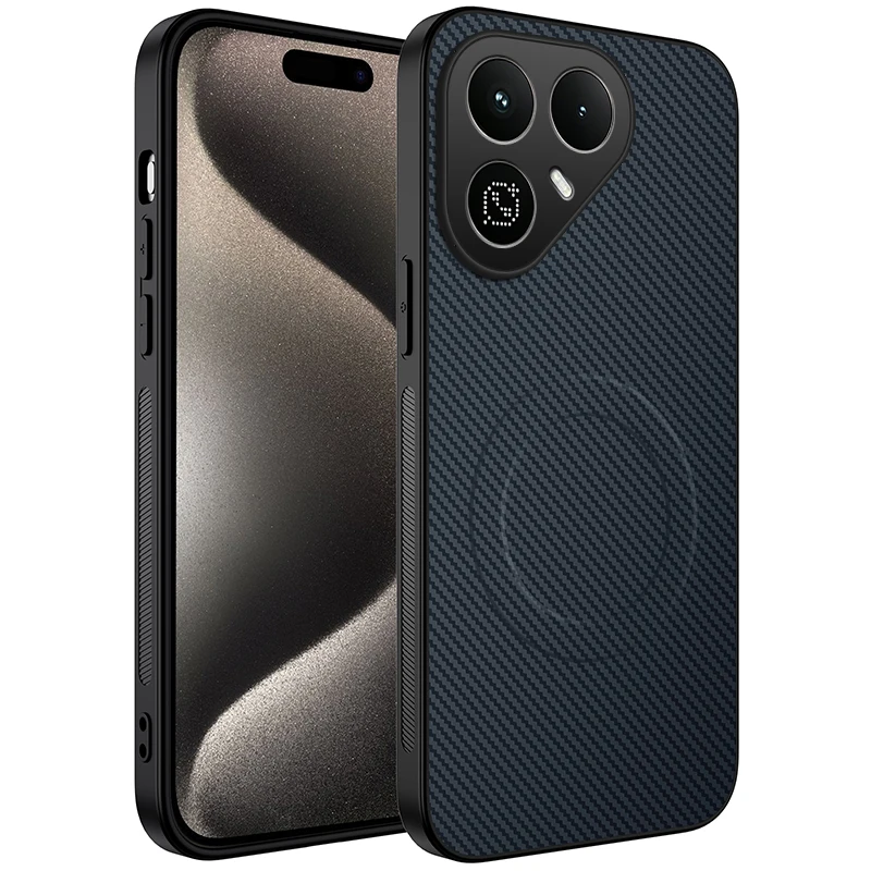 Luxury Carbon Fiber Texture Magnetic Ultra-Thin Shockproof Case