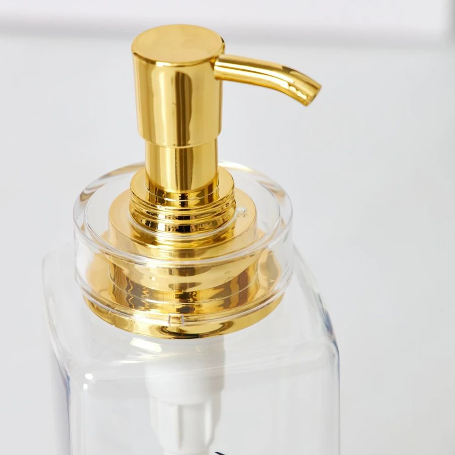 Shampoo and Conditioner Body Wash Dispenser 500ml/16.9oz laundry detergent dispenser For Bathroom Shower Countertop Soap Dispenser Bottle Square Shampoo Bottle