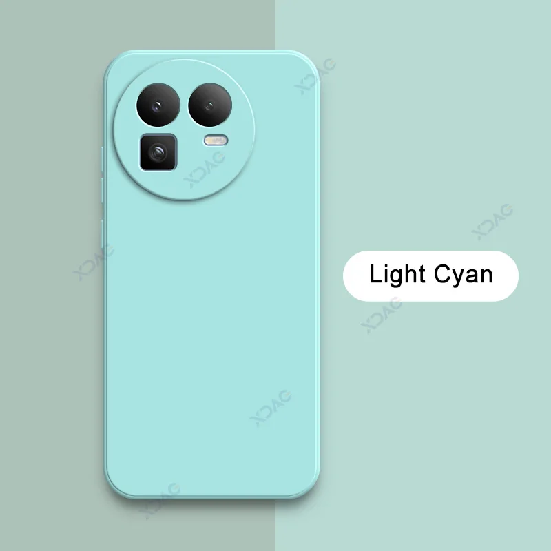 Original Square Liquid Silicone Phone Case - Soft Protective Anti-Drop Cover