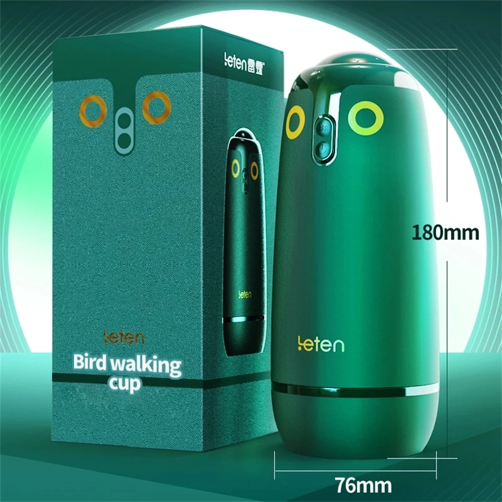 Walking Birds Leten Vibrator Masturbators Cup Sexy Toys For Men Vacuum APP Fully Automatic Telescop_voghion.com
