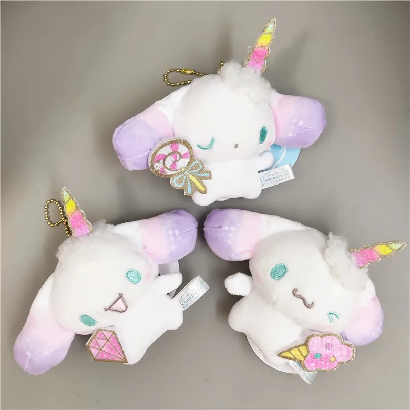 

Sanrio Sakura Unicorn Cinnamoroll Kawaii Lovely Plush Pendant Doll Gifts Toy Model Anime Figures Collect Ornament