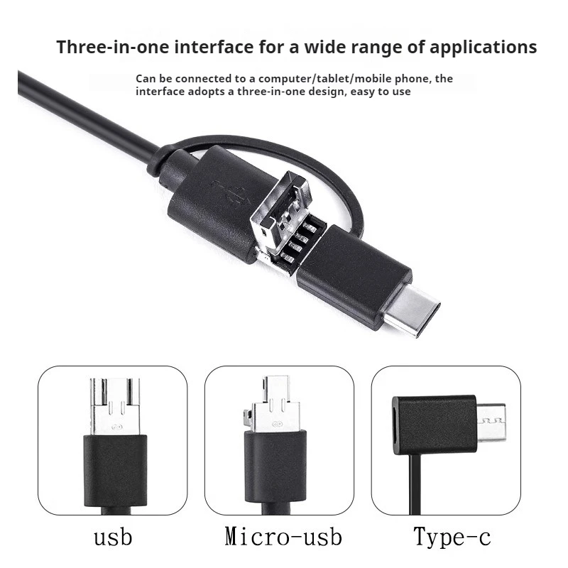 OV5693 5MP USB 카메라 모듈 자동 초점 14MM(케이스 포함) 산업용 검사용 LED 조명 포함 MJPEG, YUV2