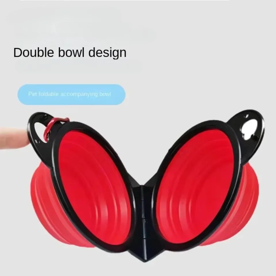 Foldable Dual Pet Bowl 4