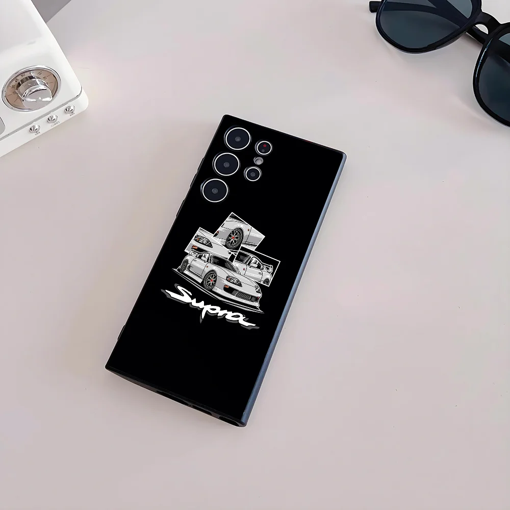 Japanese S-Supra Car Frosted Non-Slip Full Cover Phone Case