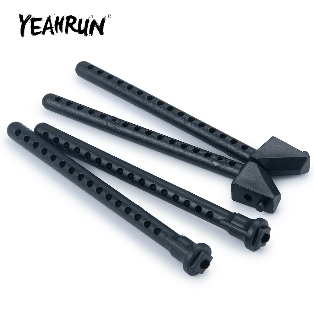 RC-Hub 1 juego de soportes de poste de carrocería, columna de carcasa delantera y trasera de metal para coche Axial SCX10 90046 90047 RC (rojo RC-Hub 1 juego de soportes de poste de carrocería, columna de carcasa delantera y trasera de metal para coche Axial SCX10 90046 90047 RC (rojo