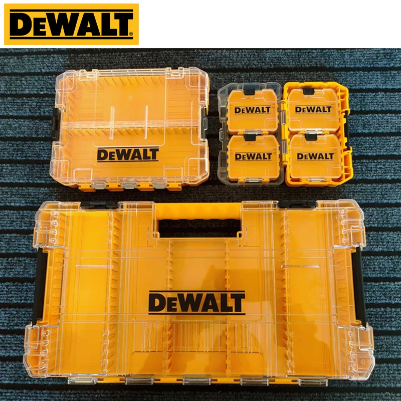 Ящик для инструментов DEWALT прозрачный ящик маленький средний большой размер