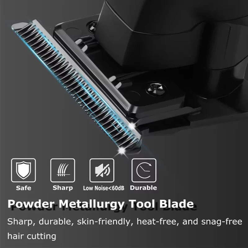 New professional electric hair clipper multifunctional hair trimmer oil head electric hair clipper USB charging cordless Barber 4