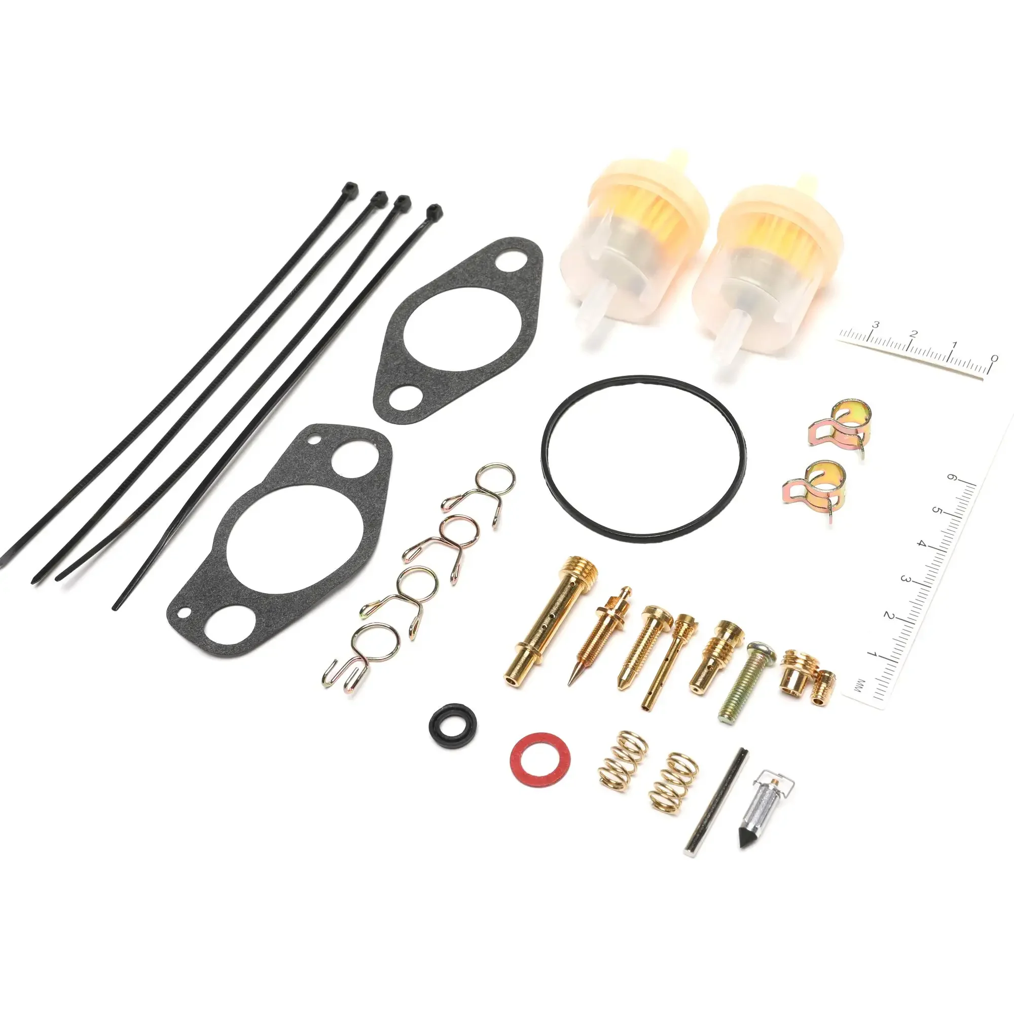 Carburetor Repair Kit for Kawasaki 2500 2510 2520 Mule Engine Replaces 15003-2509 11009-