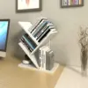 Creative Bookshelf Multi-Laye Bookcase Small Wood Bookshelf Home Decor Bookshelves Student Desk Table Bookshelf Wooden Shelves 6