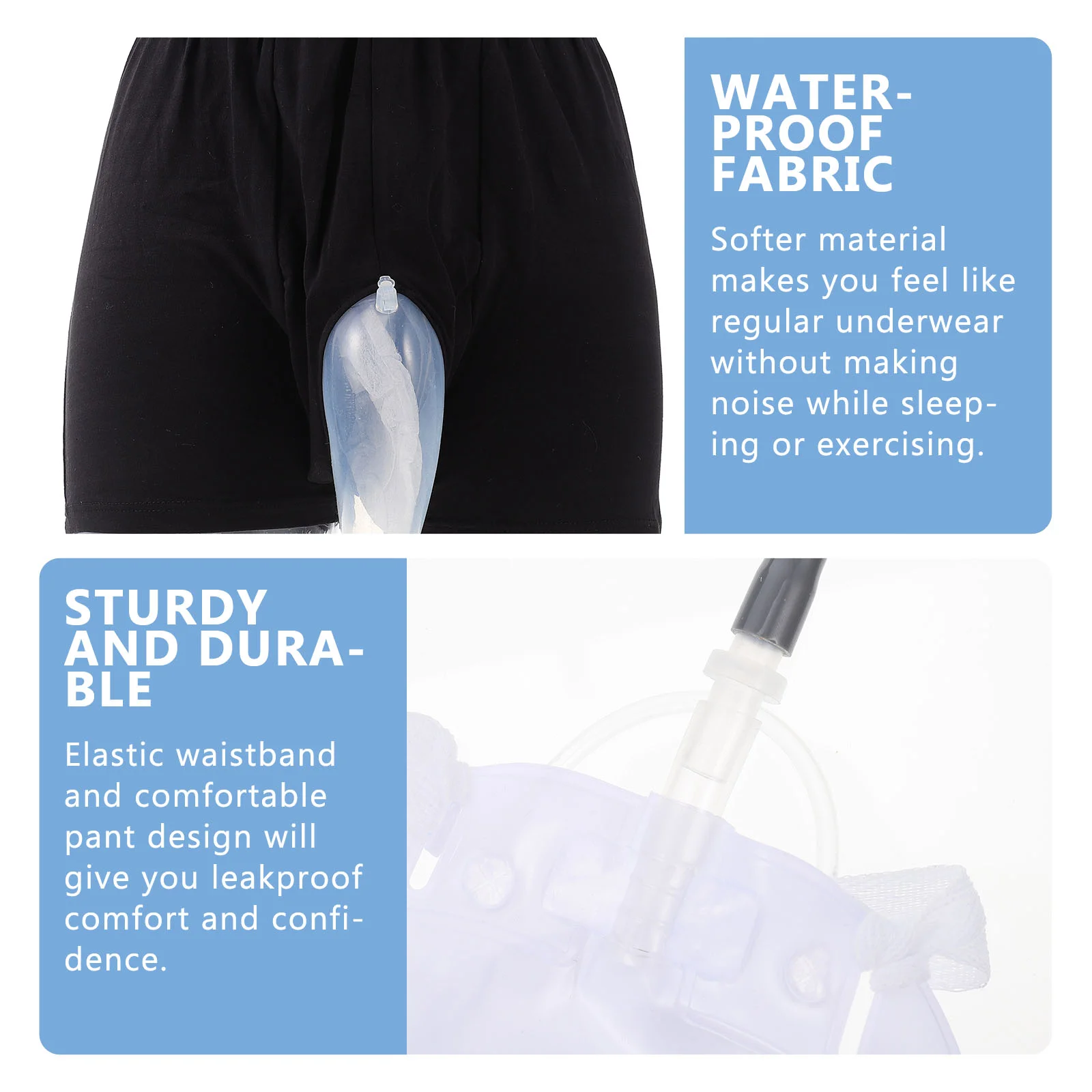 Urine Bag “adult Diapers for Women Disposable Incontinence Pants Men's Collector of Panties Urinal 4