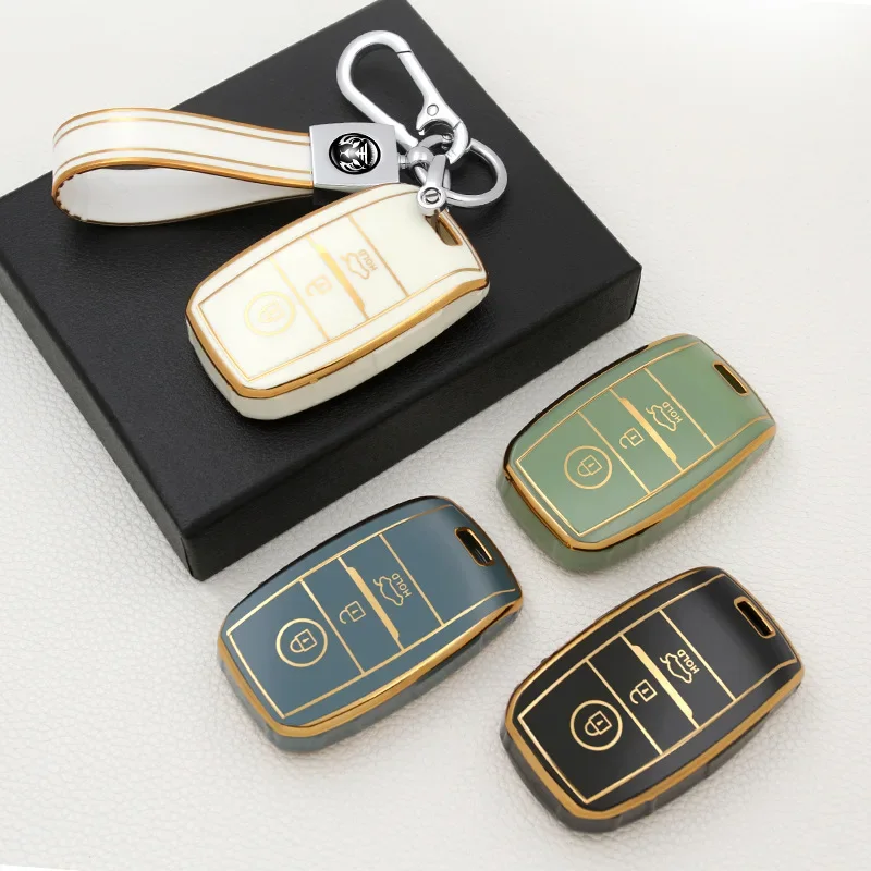 Key Case Key Case Cover Car Key Shell Car Key Chain TPU For Kia Sportage K3 K5 Optima