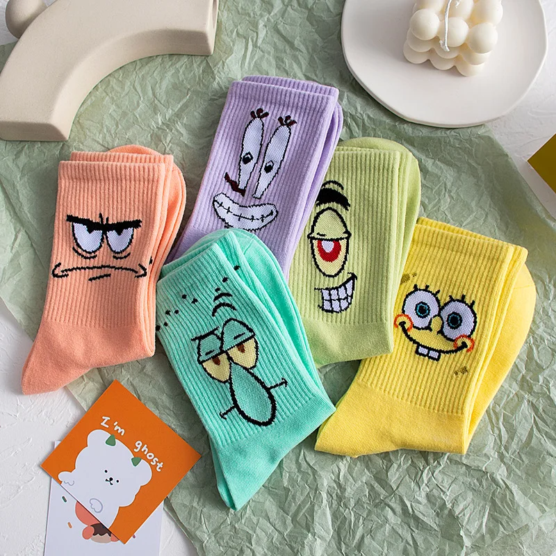Spongebob Squarepants Patrick Sublimate Crew Socks