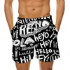 2024Abstract Pattern Men Board Shorts Swimwear Shorts Trunk Sports Pants Casual Men's 3d Tops Child Boy Beach Short Men Clothing 4