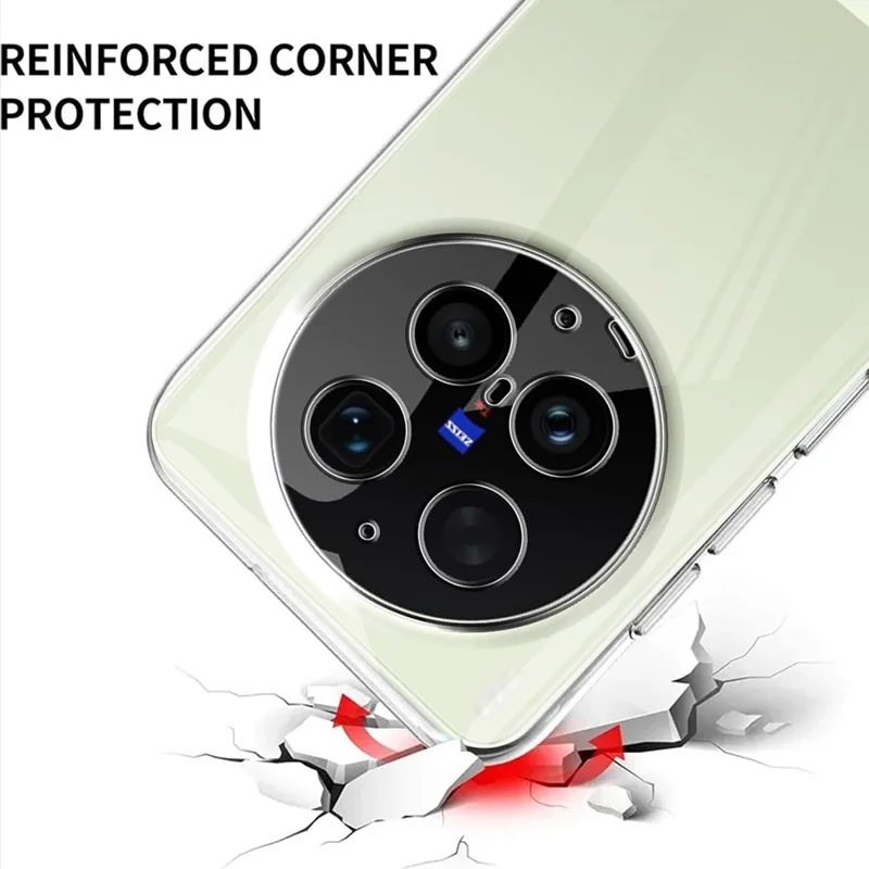 Slim Clear TPU Soft Silicone Protective Cover for Smartphones - Transparent Case