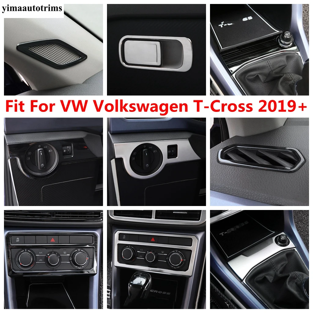 Cruscotto Ac Air / Glove Box Paillettes/Head Light Cover Trim Accessori Interni Per Vw Volkswagen T-Cross T Cross 2019- 2023