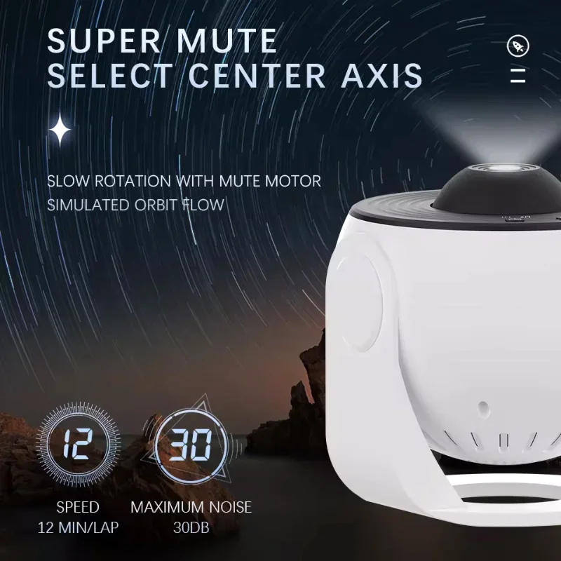 Description Picture 6 of itemNew Arrival Led Planetarium Night Light 360 Degrees Rotation Star Projector 13 In 1 Desk Projection Lamp