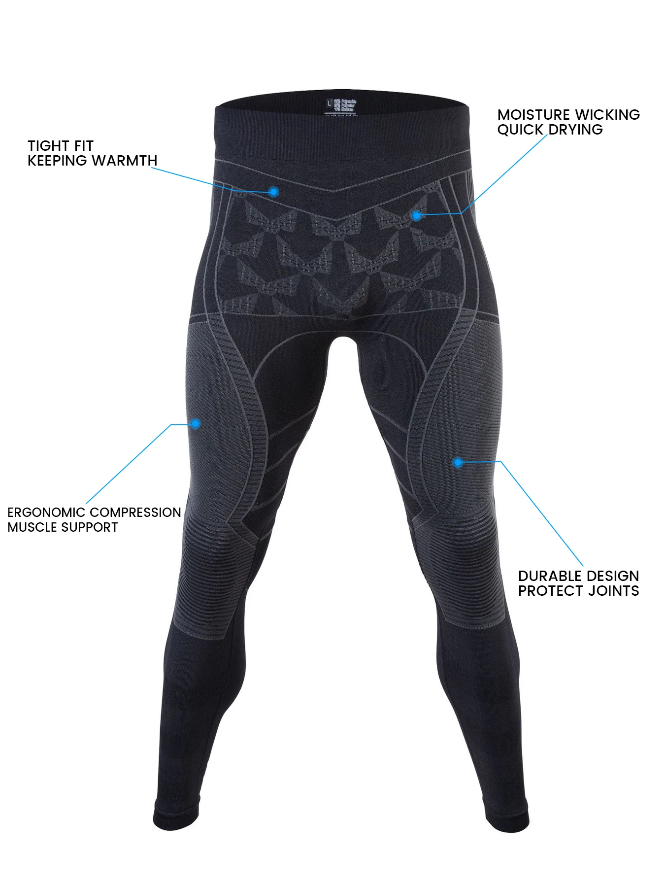 Thermal underwear men female skiing warm long johns thermal underwear set