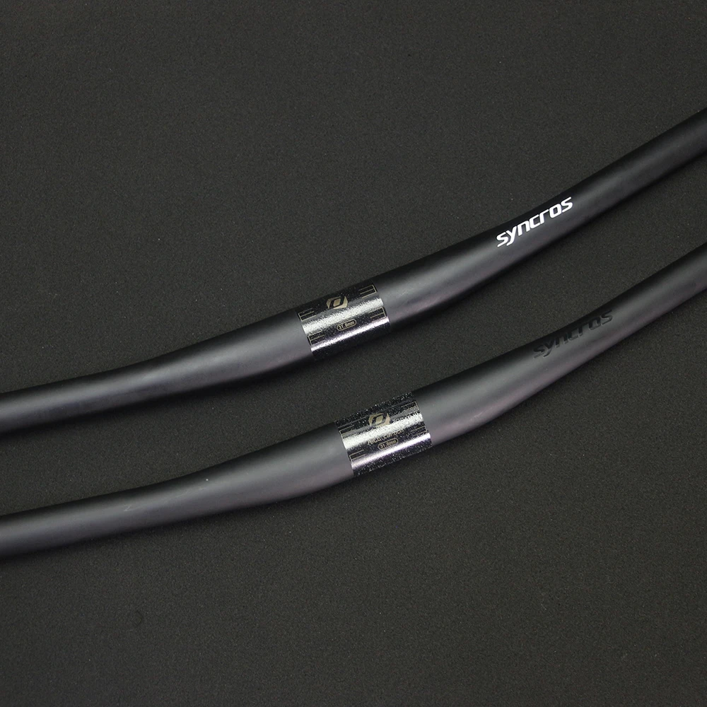 Syncros-맞춤형 모든 탄소 섬유 MTB 핸들, 9 도 클램프, 31.8mm 길이,..