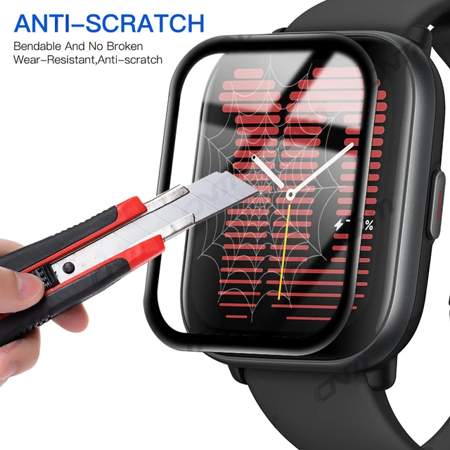 Pellicola Protettiva Per Amazfit Active 2 | 4 Pezzi TPU | Antigraffio | Facile Applicazione | Senza Bolle - Foto 6