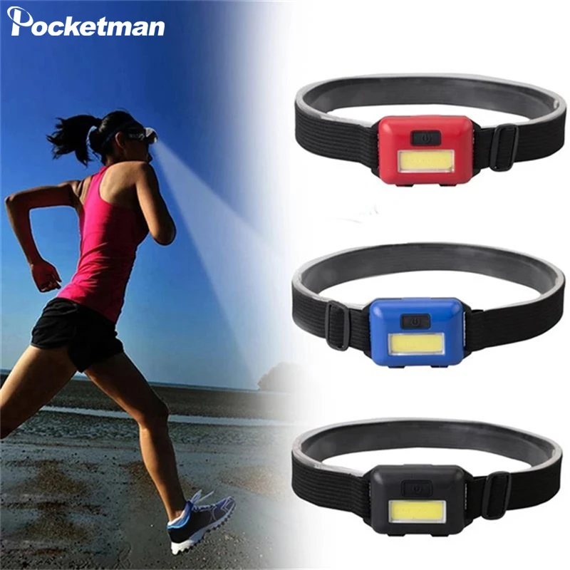 

Mini COB LED Headlamp 3 Lighting Mode Head Light Outdoor Night Riding Fishing Camping Headlight with Built-in Battery Flashlight