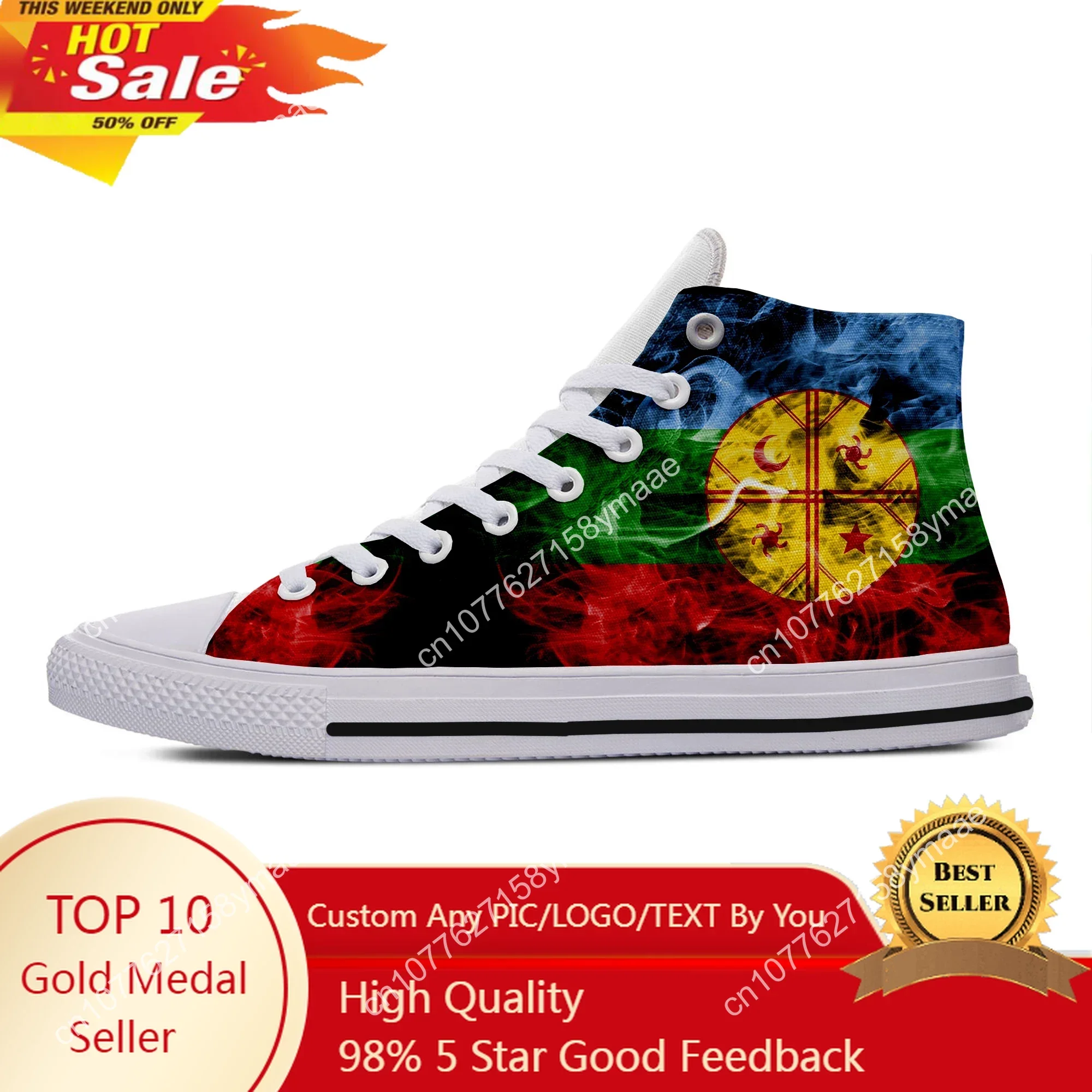 

Лидер продаж, Крутые кеды с флагом Mapuches, Новое поступление, модные легкие кеды с высоким берцем, холщовые кеды для мужчин и женщин, повседневная обувь, кроссовки, обувь для доски