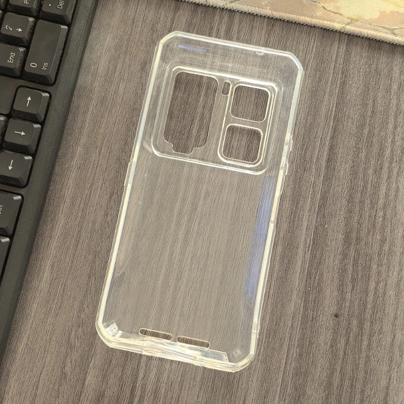 Black Transparent Soft TPU Silicone Phone Case - Durable Protective Back Cover