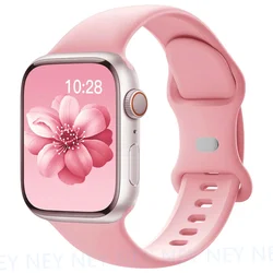 Premium Silicone Sport Band for Smartwatch - Versatile Wrist Bracelet (13 Soft pink)
