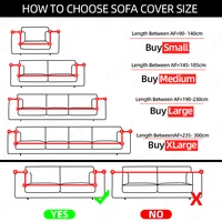 1PC Solid Color Sofa Covers for Living Room Elastic L Shaped Corner Couch Cover Slipcovers Chair Furniture Protector Home Decor 2