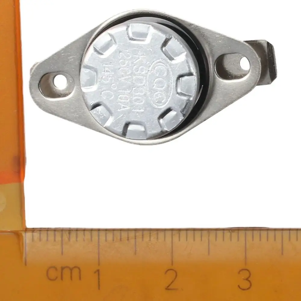 Termostato KSD301 145&deg;C Normalmente Chiuso - 5 Pezzi, Materiale Ceramico, Per Microonde E Macchine Da Caff&egrave;