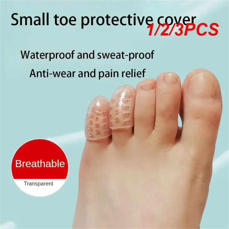 

1/2/3PCS 1-Silicone Toe Caps Anti-Friction Breathable Toe Protector Prevents Blisters Toe Caps Cover Protectors Foot Care Tools