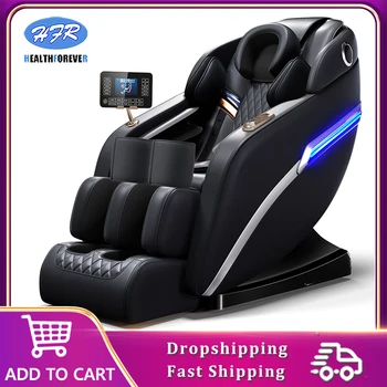 Massage Chair Relaxing Bluetooth Speaker Body Care Chair Sofa 4d Zero Gravity Electric Price Leather Parts Luxury Heating Massag