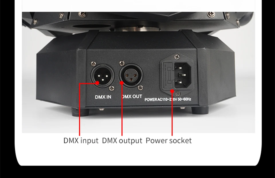18x10W 3 Head Rotating Moving Head Laser Light Professional DJ Stage Lighting Be