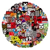 10/50/100pcs Classic ROCK Stickers Graffiti Music Band Decals for Ipad Guitar Laptop Phone Motorcycle Skateboard Luggage Bottle 1