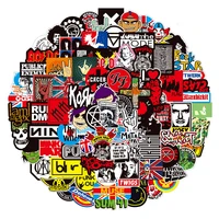10/50/100pcs Classic ROCK Stickers Graffiti Music Band Decals for Ipad Guitar Laptop Phone Motorcycle Skateboard Luggage Bottle 1