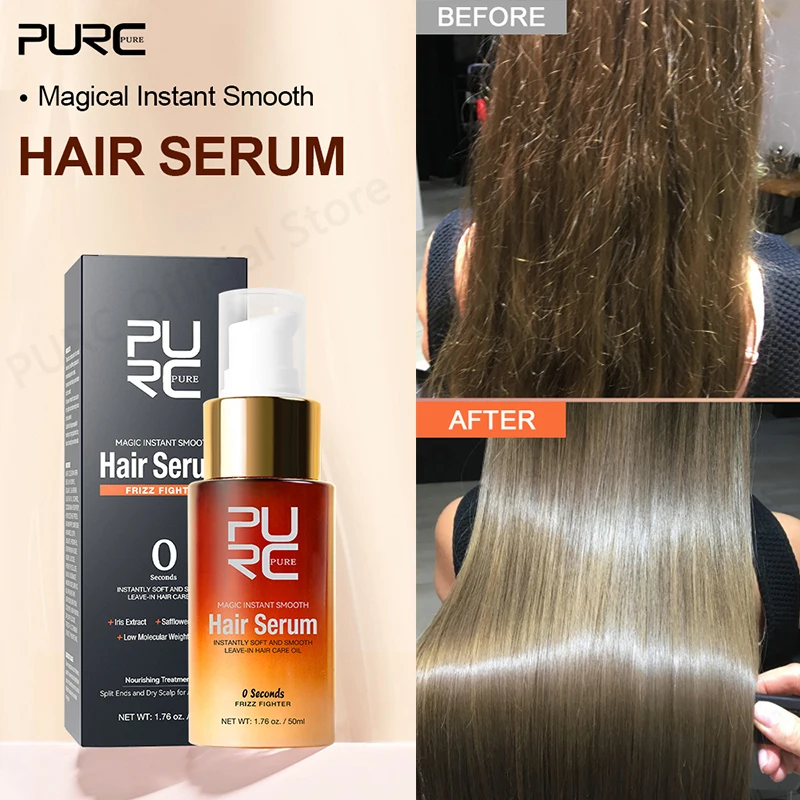 Hair Oil PURC Magic Smoothing Repair Damaged Frizz Hair Serum